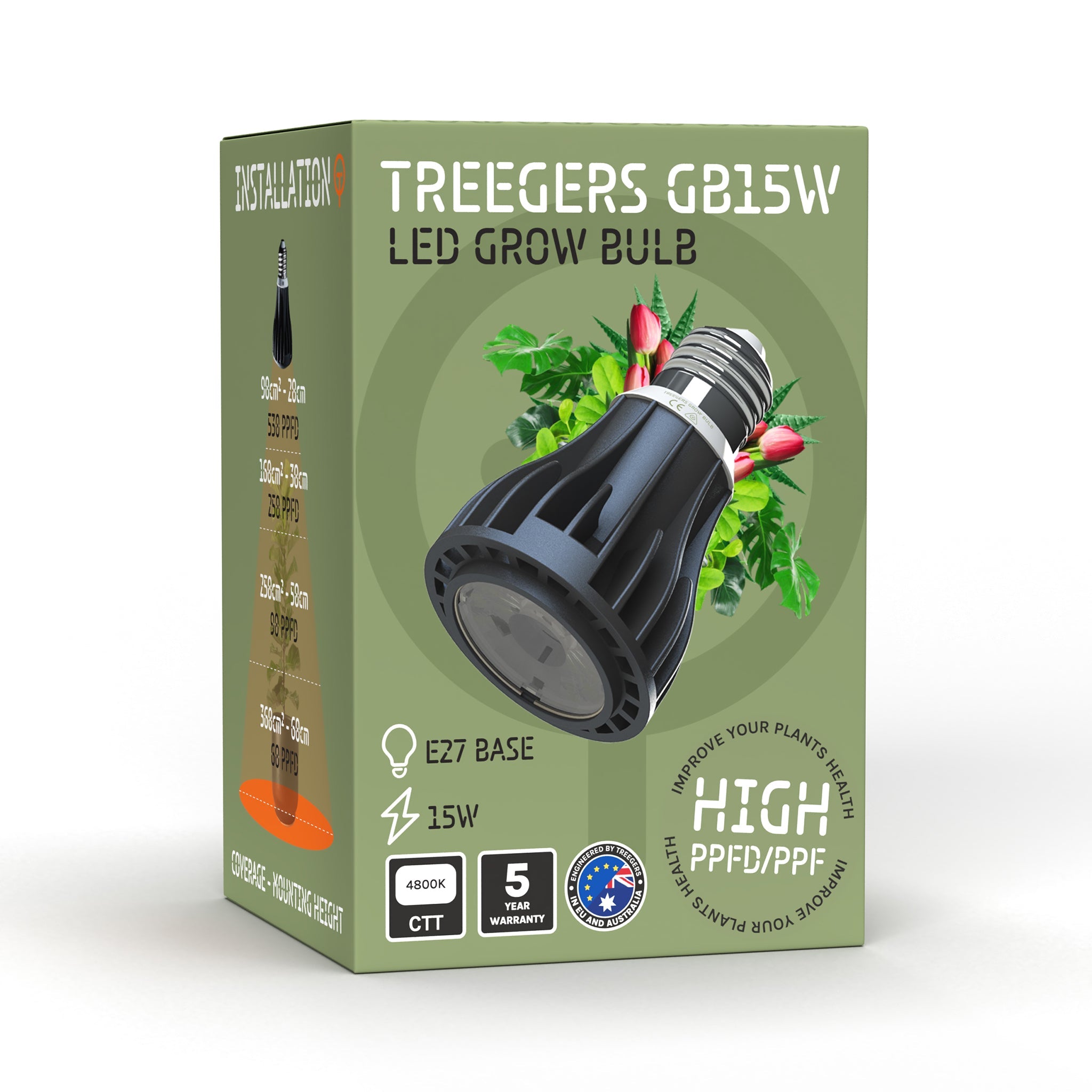GB15W LED GROW BULB